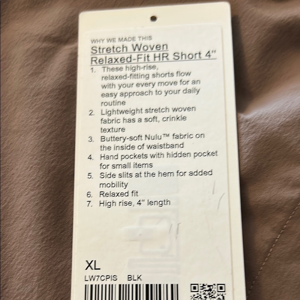 Lululemon
Stretch Woven Relaxed-Fit HR Shorts
4”